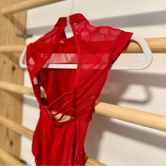 LA Dancewear Designs The Chloe Leotard “RED” Child M - Picture 7 of 10